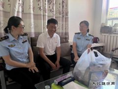 哈巴河执法大队：情系驻村干部 双节慰问暖人心