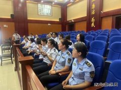 阿勒泰执法支队哈巴河执法大队：观看庭审视频 感受法律力