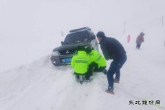 无惧风雪，交通执法人一直在路上