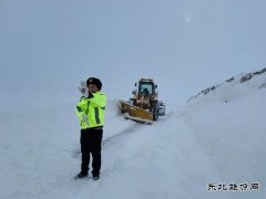 阿勒泰执法支队哈巴河执法大队：战风雪 保畅通 护平安