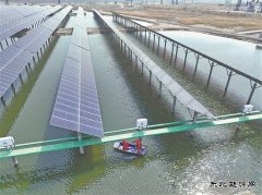 中国石油最大水面光伏发电项目并网发电