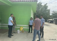 福海执法大队节前送温暖，慰问群众显真情