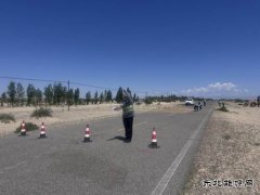 哈巴河执法大队：开展抗击风吹沙自然灾害应急处置演练活动