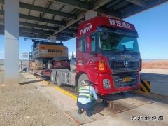 富蕴执法大队：持续做好大件运输车辆服务管理工作