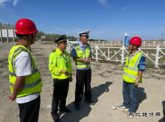哈巴河执法大队：加强在建公路项目施工监管 确保公路安全