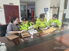 北屯执法大队开展大件运输车辆“双随机、一公开”执法检查工作