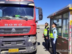 富蕴执法大队：强化联合执法，严查超限运输保畅通