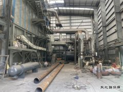 岩山镇杰能新完美体育生物质燃料制热项目设备安装调试有序推进！