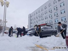 国网巴林右旗供电公司：扫净院内雪 护好平安路